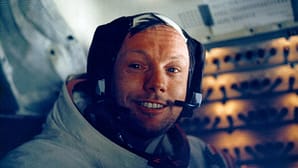 Neil Armstrong in LEM, July 20, 1969. (NASA/Newsmakers)