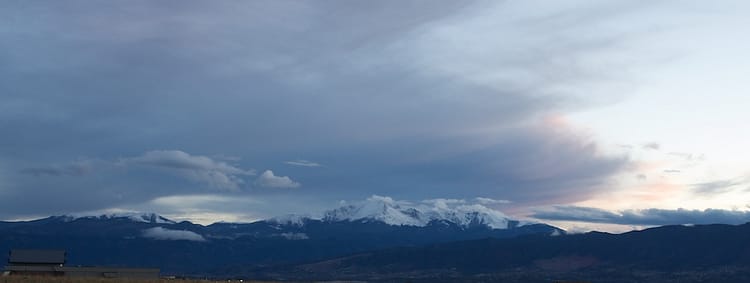 Pike's Peak and Comanche Peak