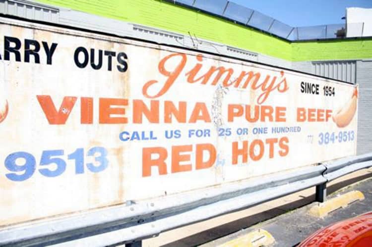 Jimmy's Red Hots Chicago's West Side "Best Polishes in Chicago" 